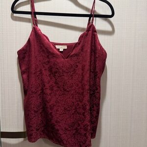 Socialite Red Floral Camisole
